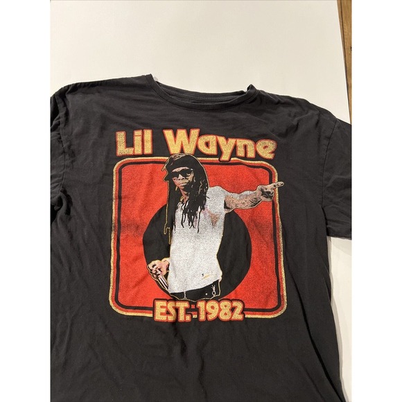 LIL WAYNE est 1982 t shirt L XL black (B2) - Picture 1 of 2